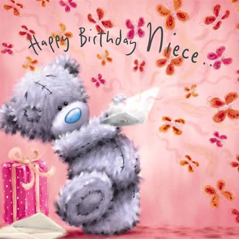 Niece Softly Drawn Me to You Bear Birthday Card £2.09